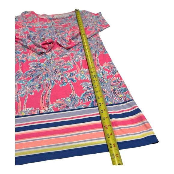 Lilly Pulitzer Pink Palm Print Mini Dress - Picture 3 of 10